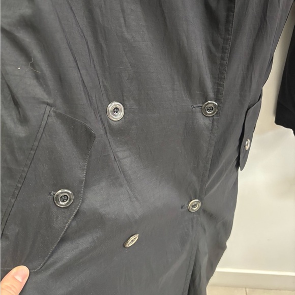 JONES NEW YORK Women's Black Trench Coat With Removable Inside Layer - Picture 5 of 12